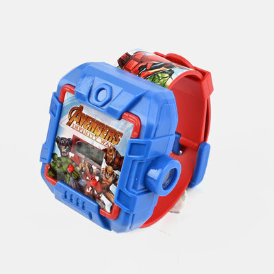 Character Projector Wrist Watch For Kids