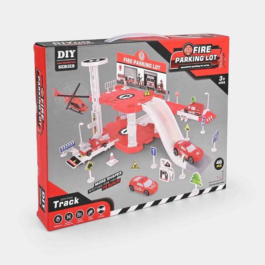 DIY Fire Protection | Assembled Parking Lot For Kids