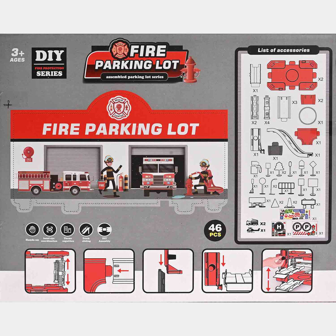 DIY Fire Protection | Assembled Parking Lot For Kids