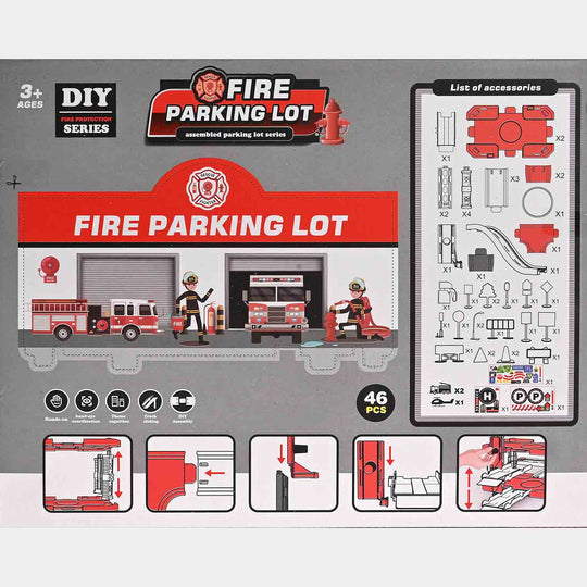 DIY Fire Protection | Assembled Parking Lot For Kids