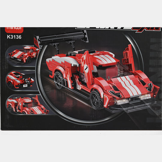Racing Car Building Block Set for Kids