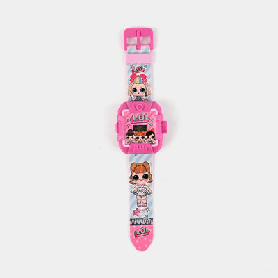 Character Projector Wrist Watch For Kids