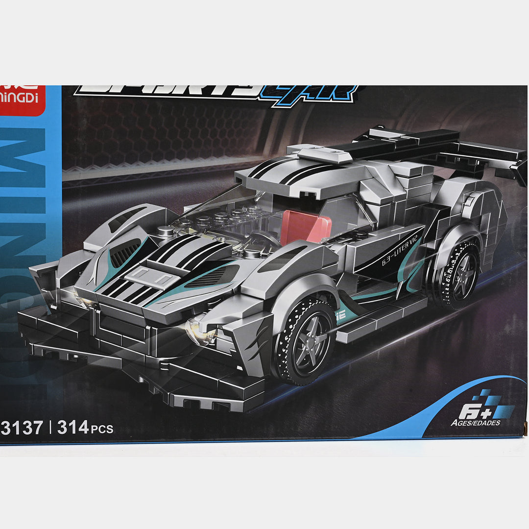 Racing Car Building Block Set for Kids