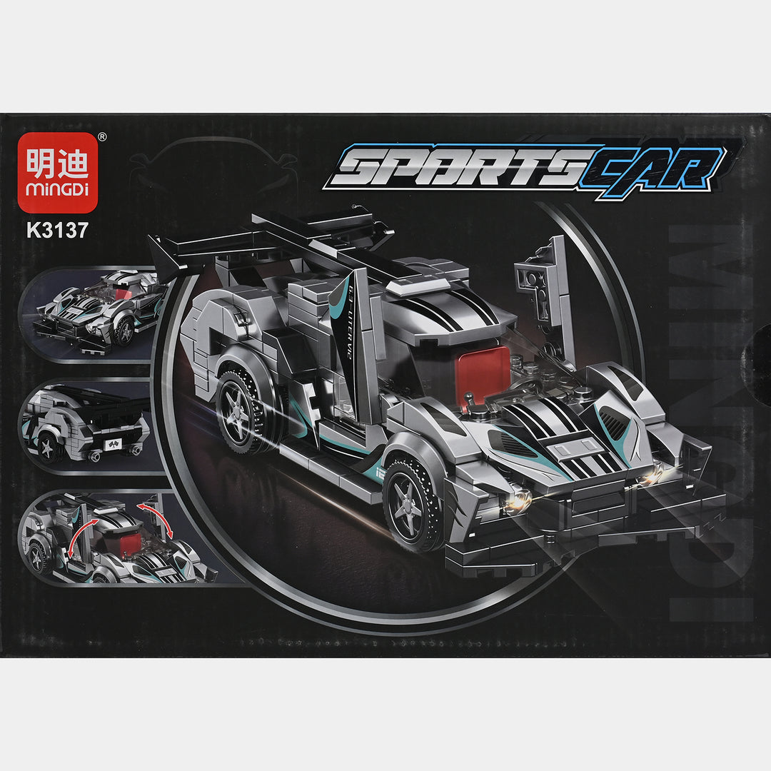 Racing Car Building Block Set for Kids