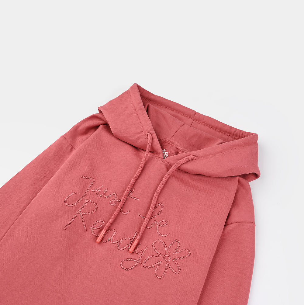 Girls Jersey/Terry Pullover Just be Ready