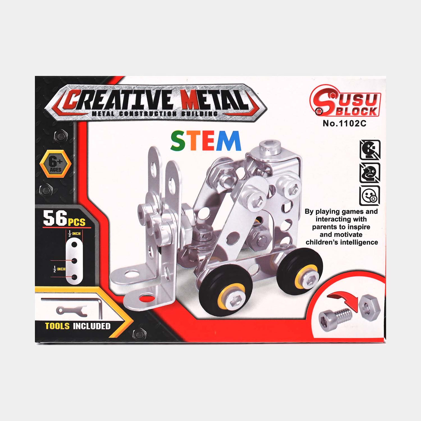 CREATIVE METAL MECANO TOY