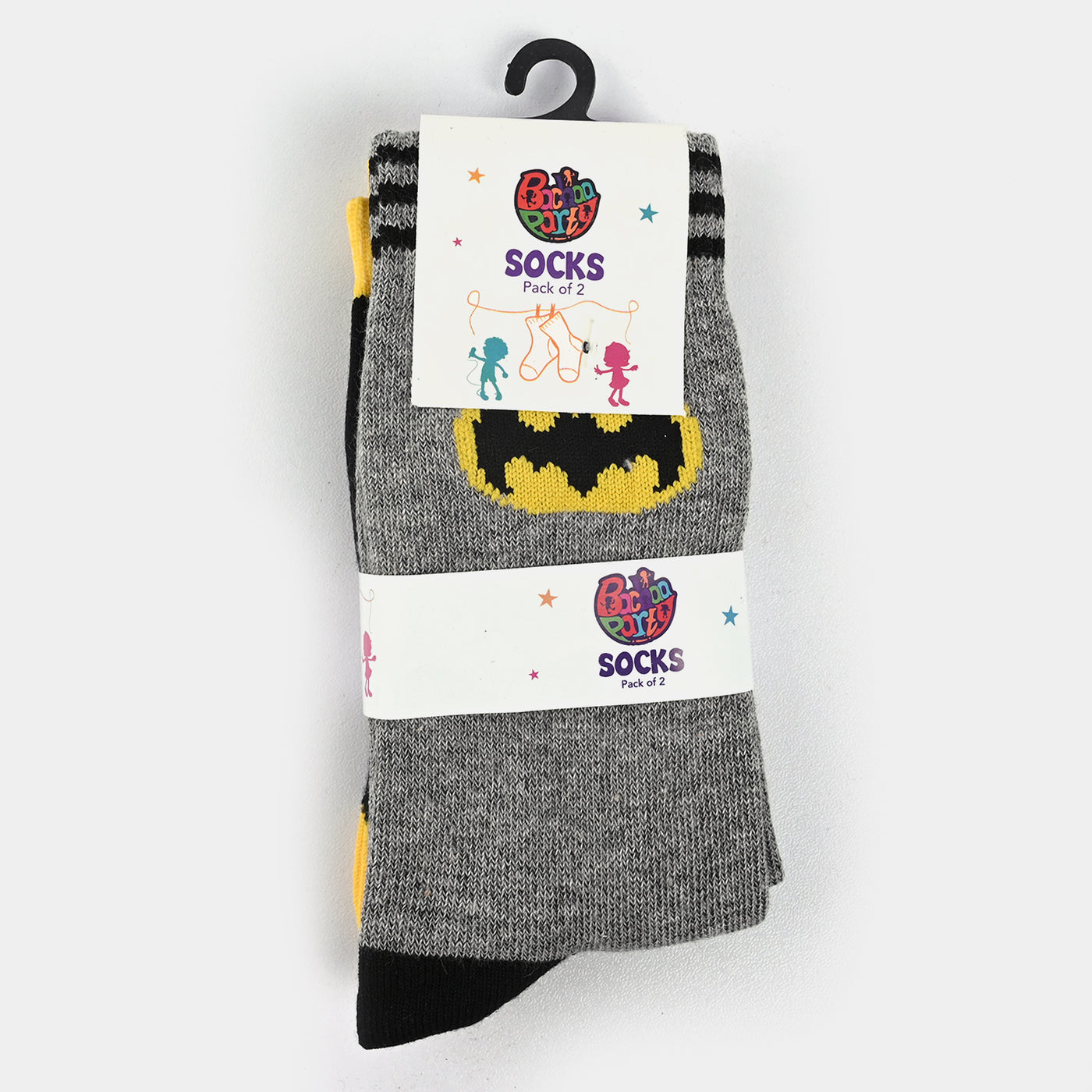 Boys Socks Pack of 2-Htr.G/Black