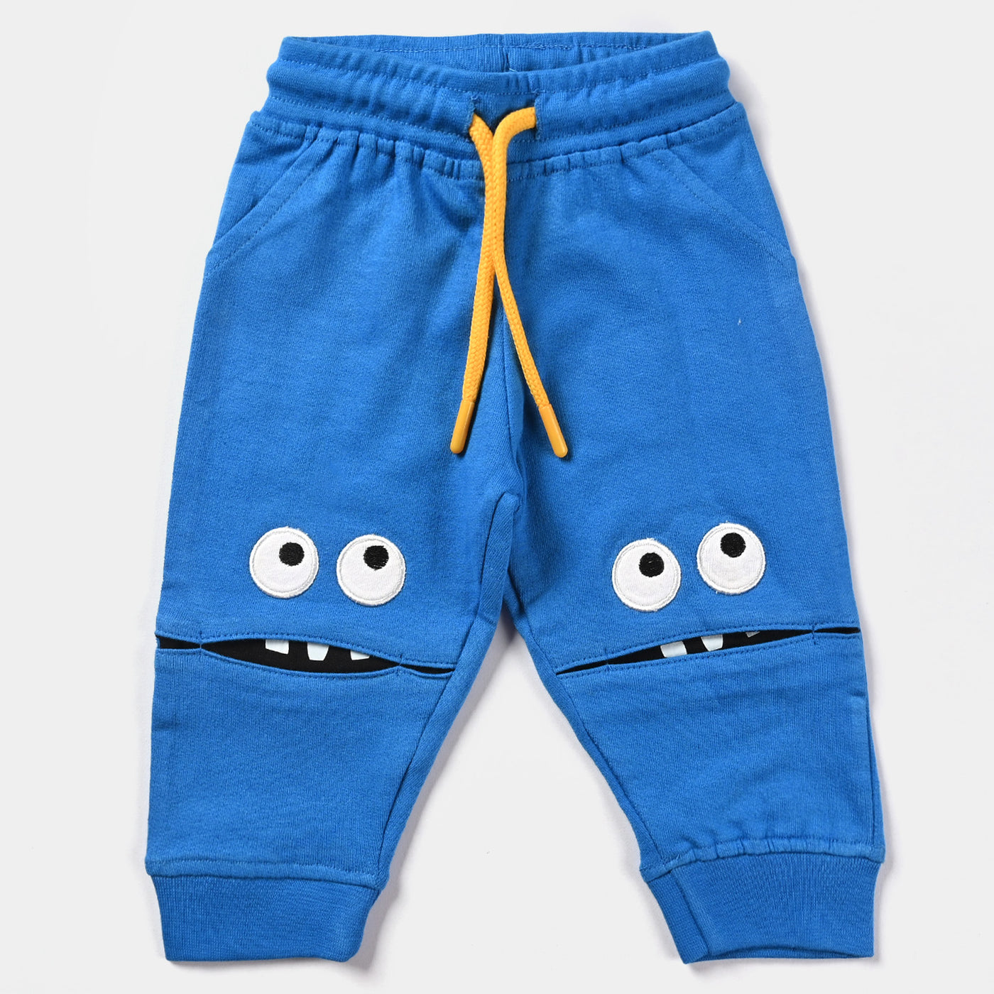 Infant Boys Cotton Terry Sleeping Pyjamas Eyes-B.Blue