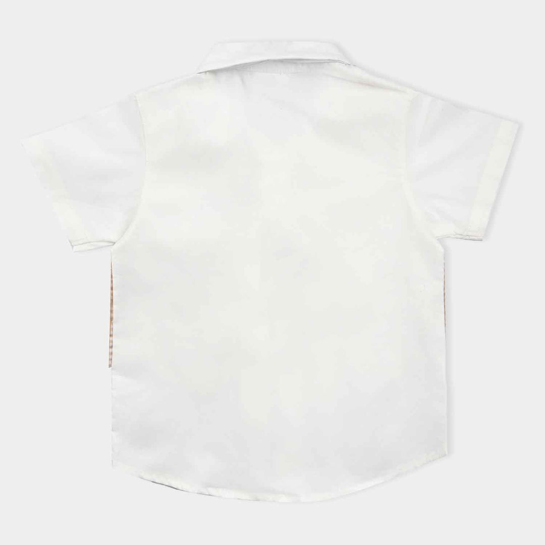 Infant Boys Cotton Interlock Suit -L.B Check