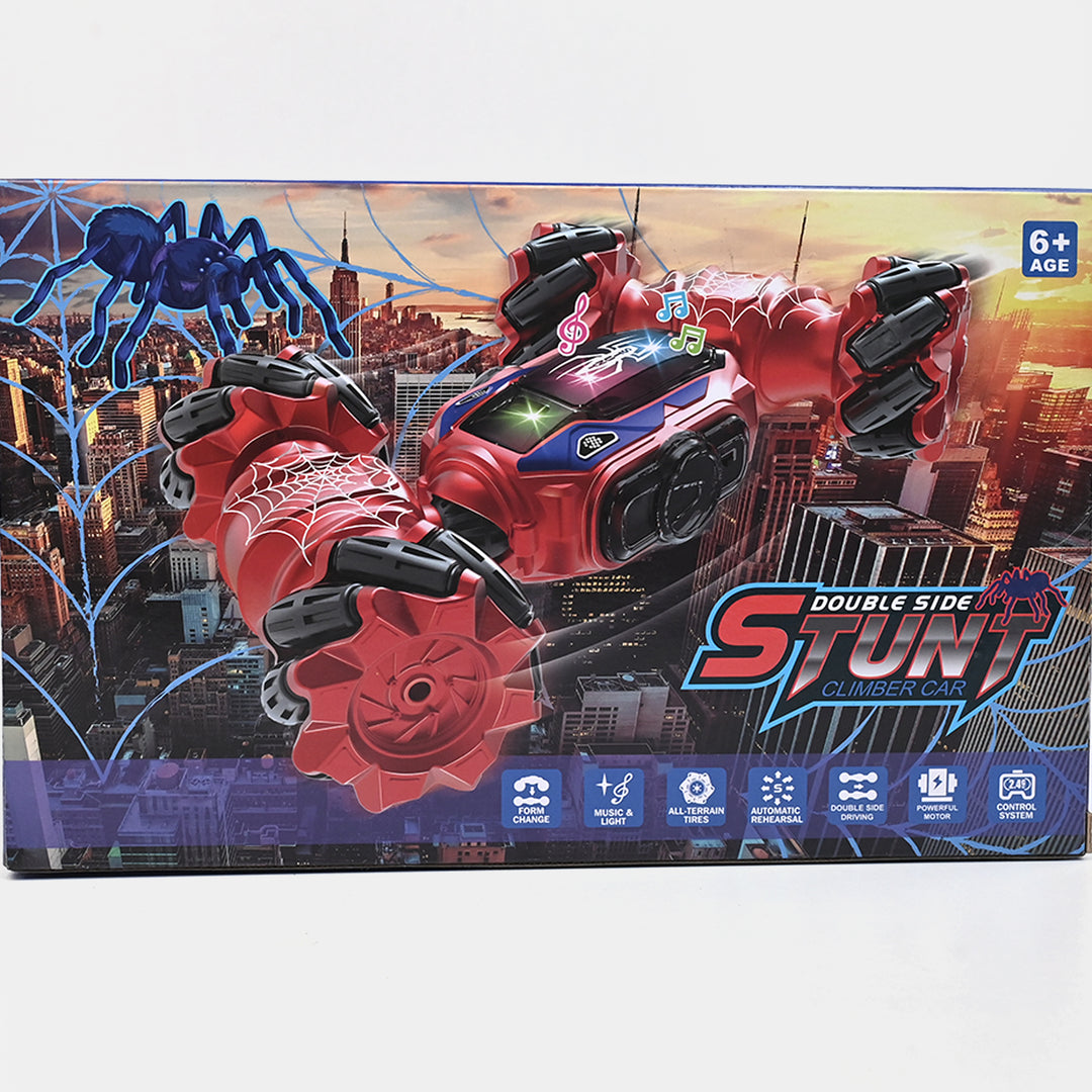 Double-Sided Stunt Spider Car – 360° Rotation RC Vehicle