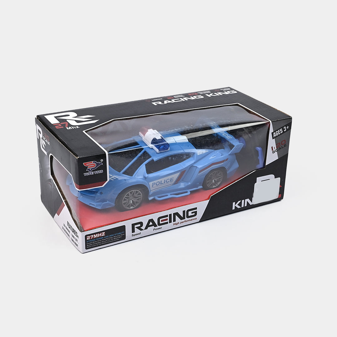 Racing King RC Police Car