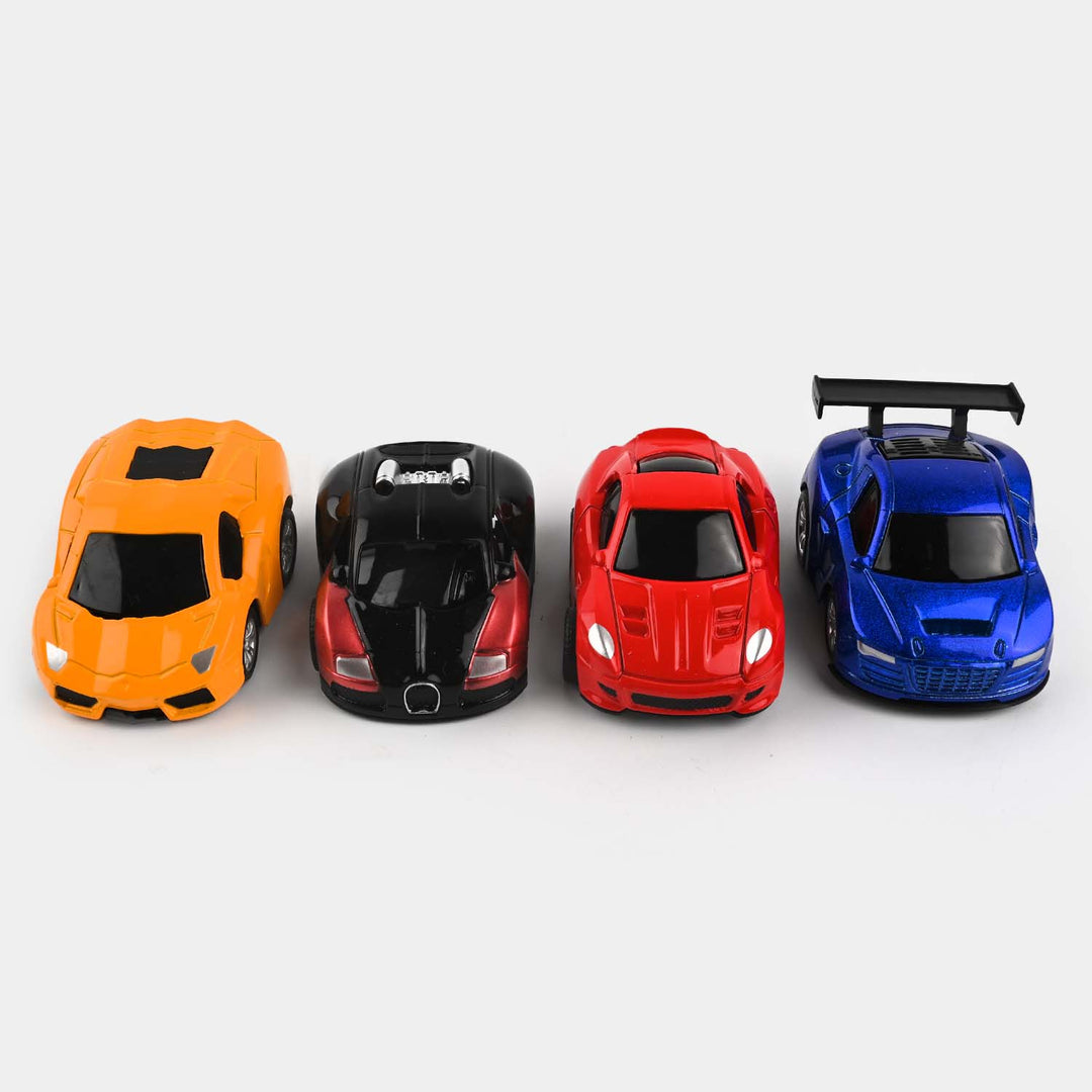 Die Cast Metal Cars 4Pcs Set