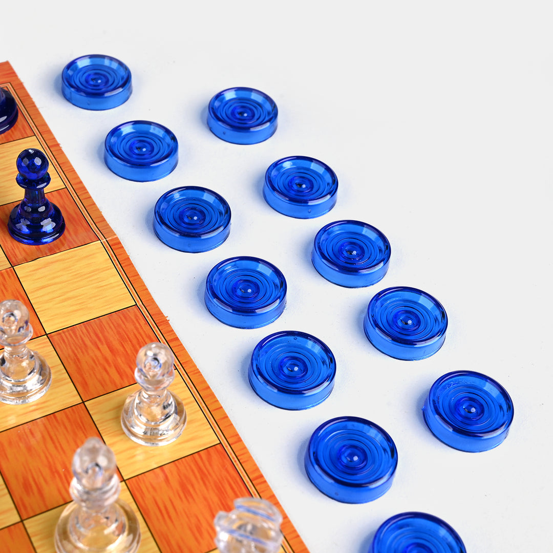 2-in-1 Chess & Checkers Set