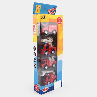 Die Cast Metal Cars 4Pcs Set