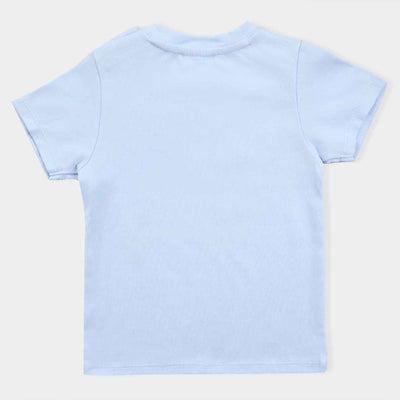 Infant Boys Cotton Interlock Suit -L.Blue