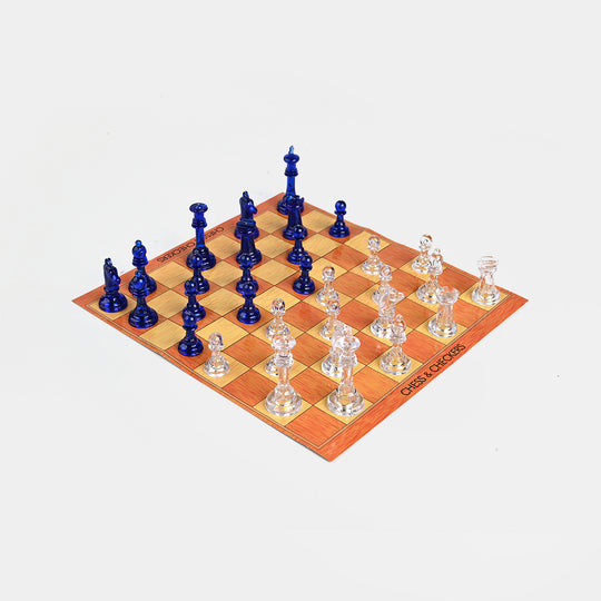 2-in-1 Chess & Checkers Set