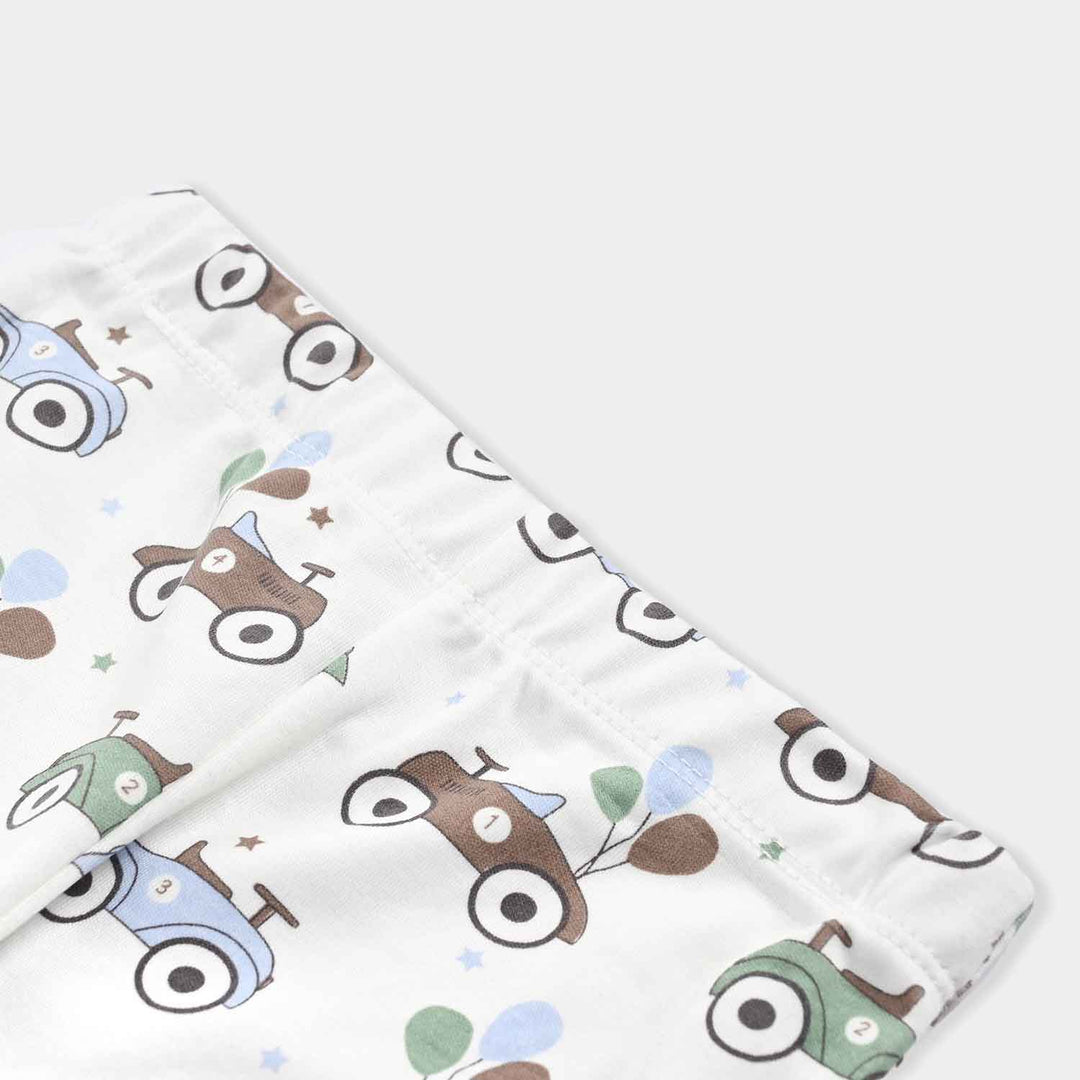 Infant Boys Cotton Interlock Suit -L.Blue