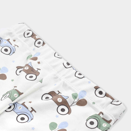 Infant Boys Cotton Interlock Suit -L.Blue