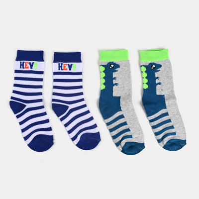 Infant Boys Socks Pack Of 2 Hey Dino
