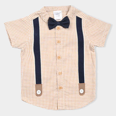 Infant Boys Cotton Interlock Suit -L.B Check