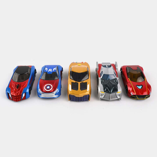 Die Cast Metal Cars 5 Pcs Set