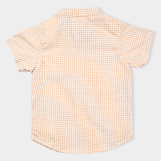 Infant Boys Cotton Interlock Suit -L.B Check