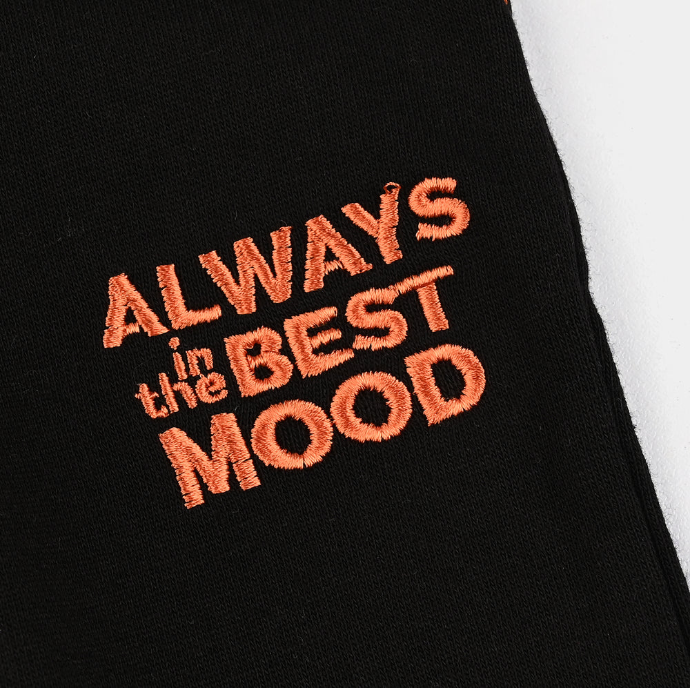 Infant Boys Jersey/Terry Pyjama Best Mood-BLACK