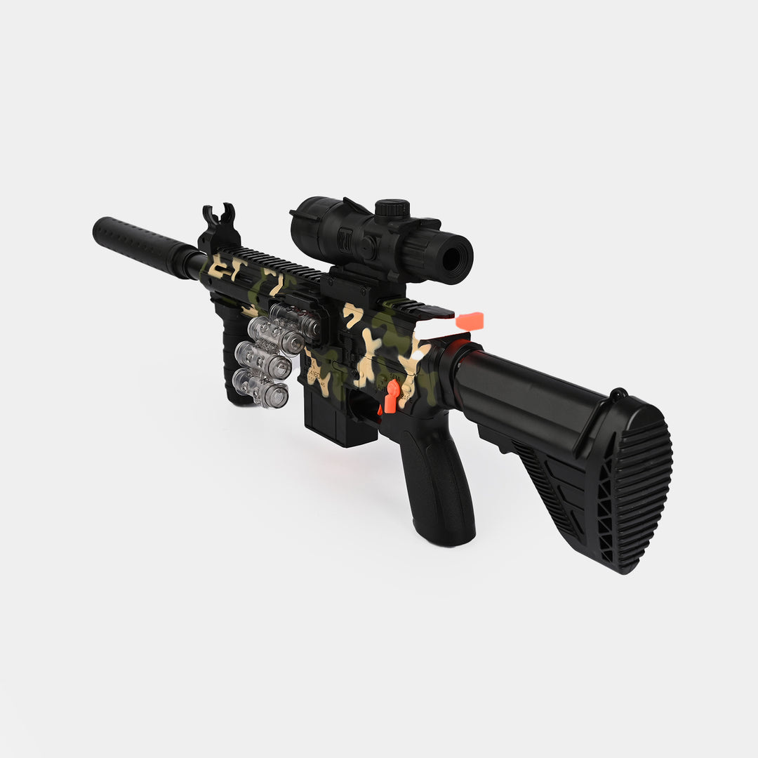 Action Packed Soft Dart Target Toy with Battery