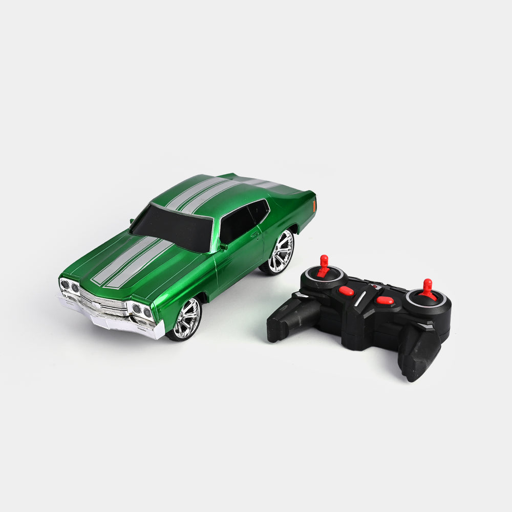 Remote Control  Drift Stunt Car With Silver Racing Stripes
