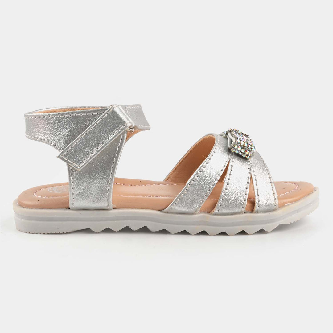 Girls Sandal 1302-SILVER