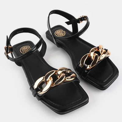 Girls Sandal U-K07-BLACK