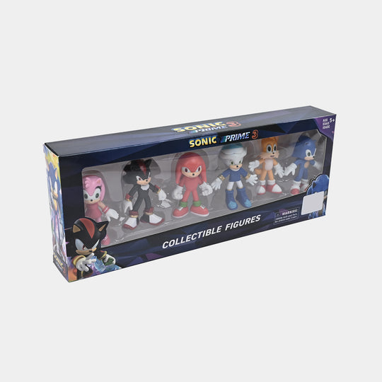 Sonic Prime Collectible Figures – 6-Pack Set