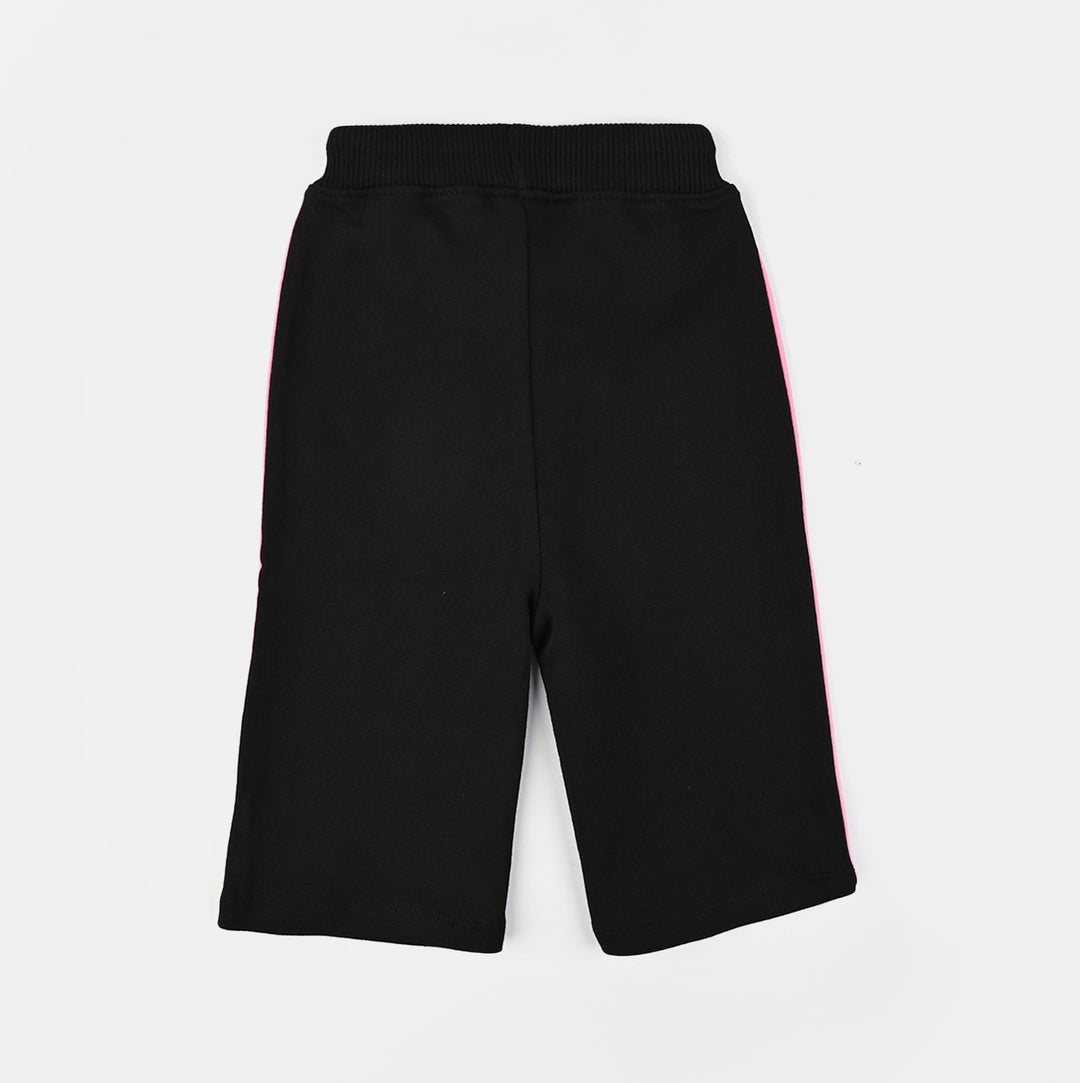 Infant Girls Fleece Pajama Cute & Kind-BLACK