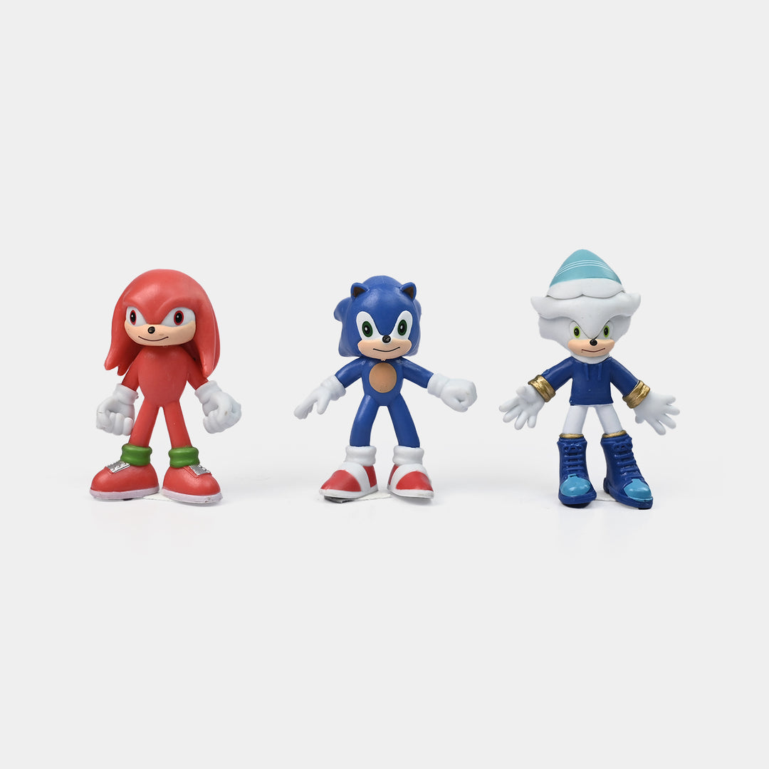 Sonic Prime Collectible Figures – 6-Pack Set