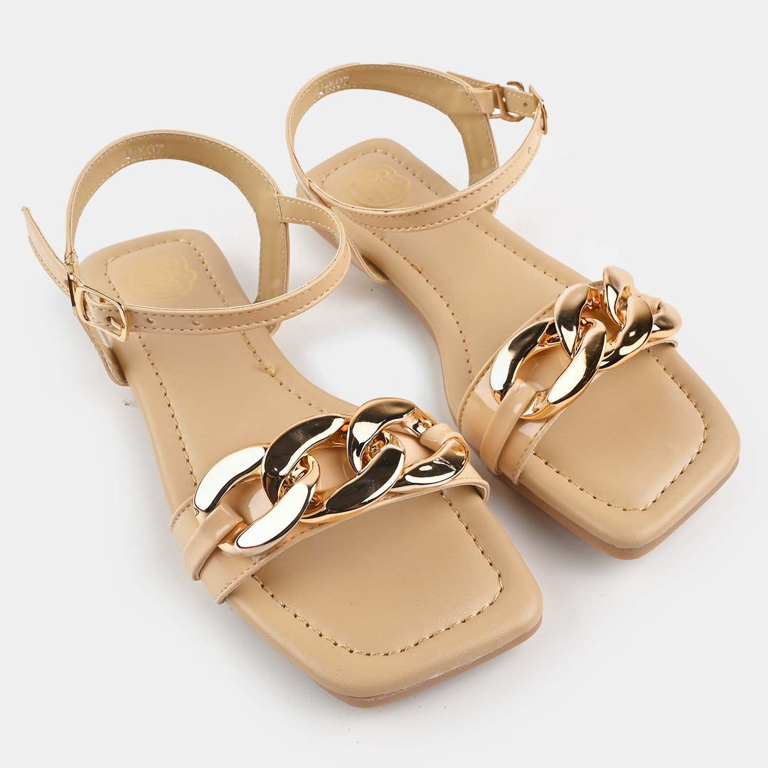 Girls Sandal U-K07-Fawn