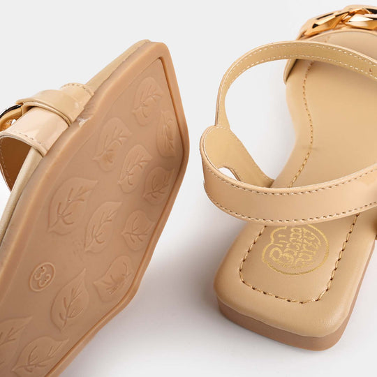 Girls Sandal U-K07-Fawn