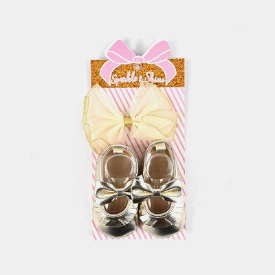 Baby Shoes With Head Band