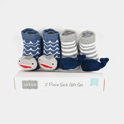 Socks Gift Set Pack Of 2 Pair | 0-6M