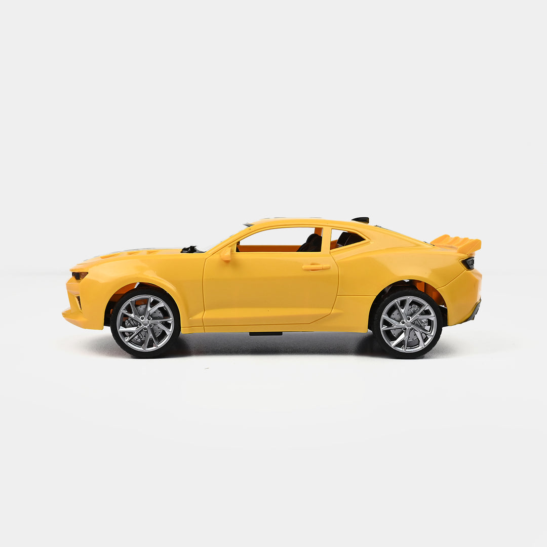 SportyCar – 1:16 Scale Remote Control Sports Car (Yellow)