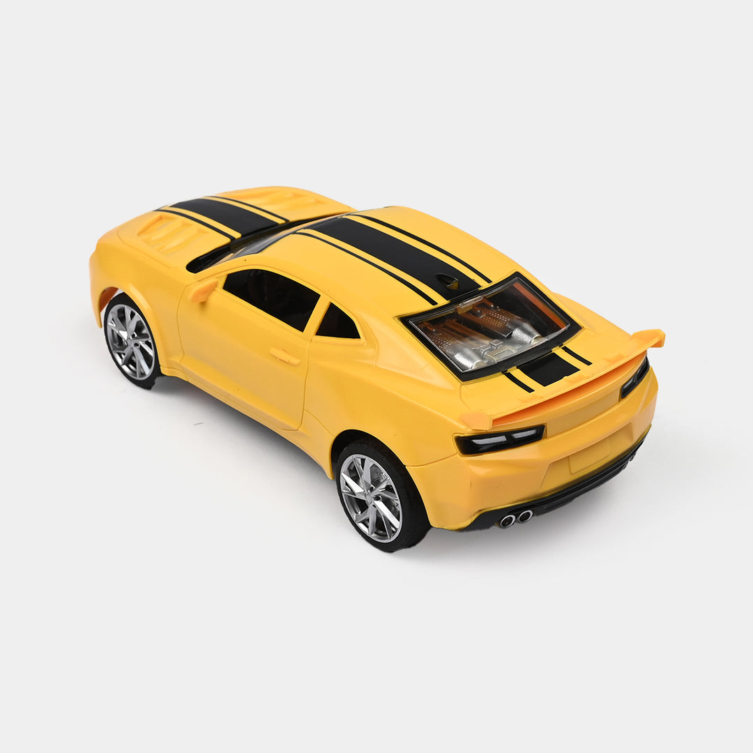 SportyCar – 1:16 Scale Remote Control Sports Car (Yellow)