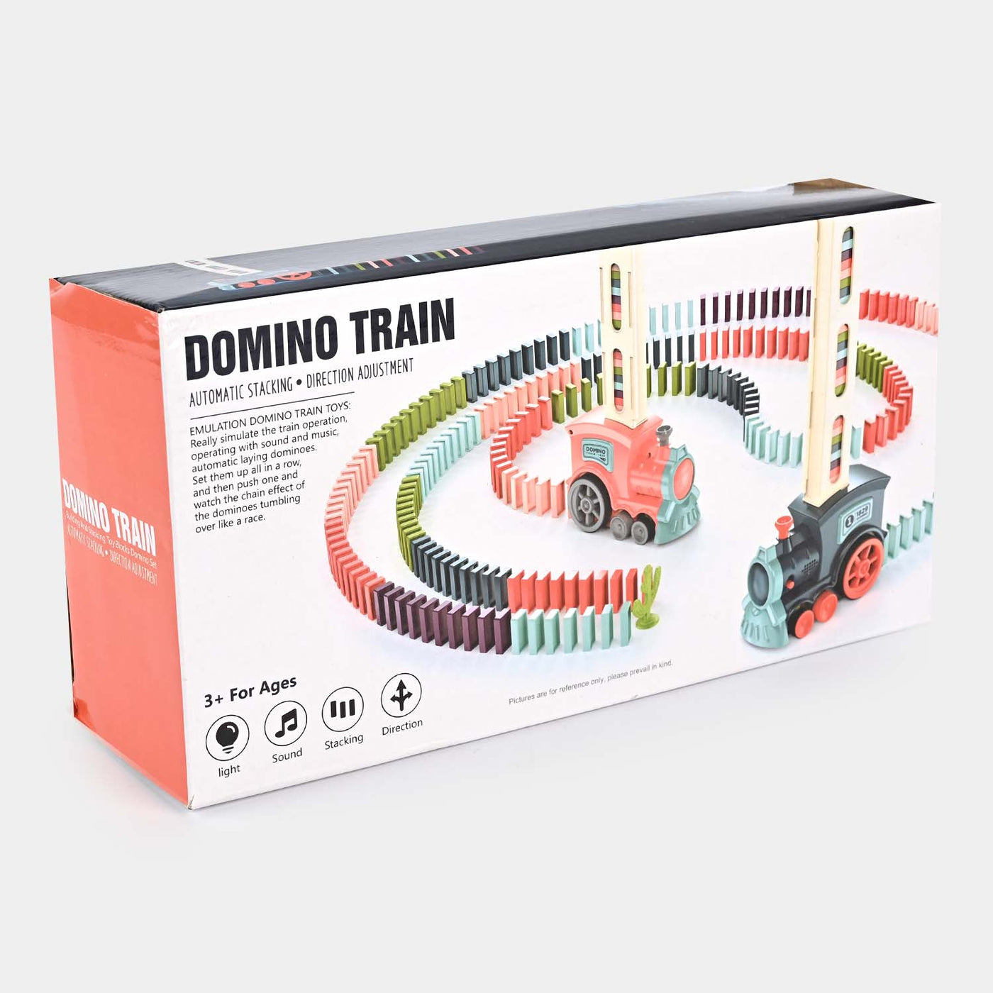 Domino Game Electric Train Toy For Kids