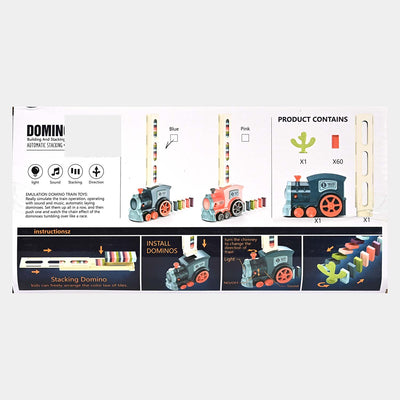 Domino Game Electric Train Toy For Kids