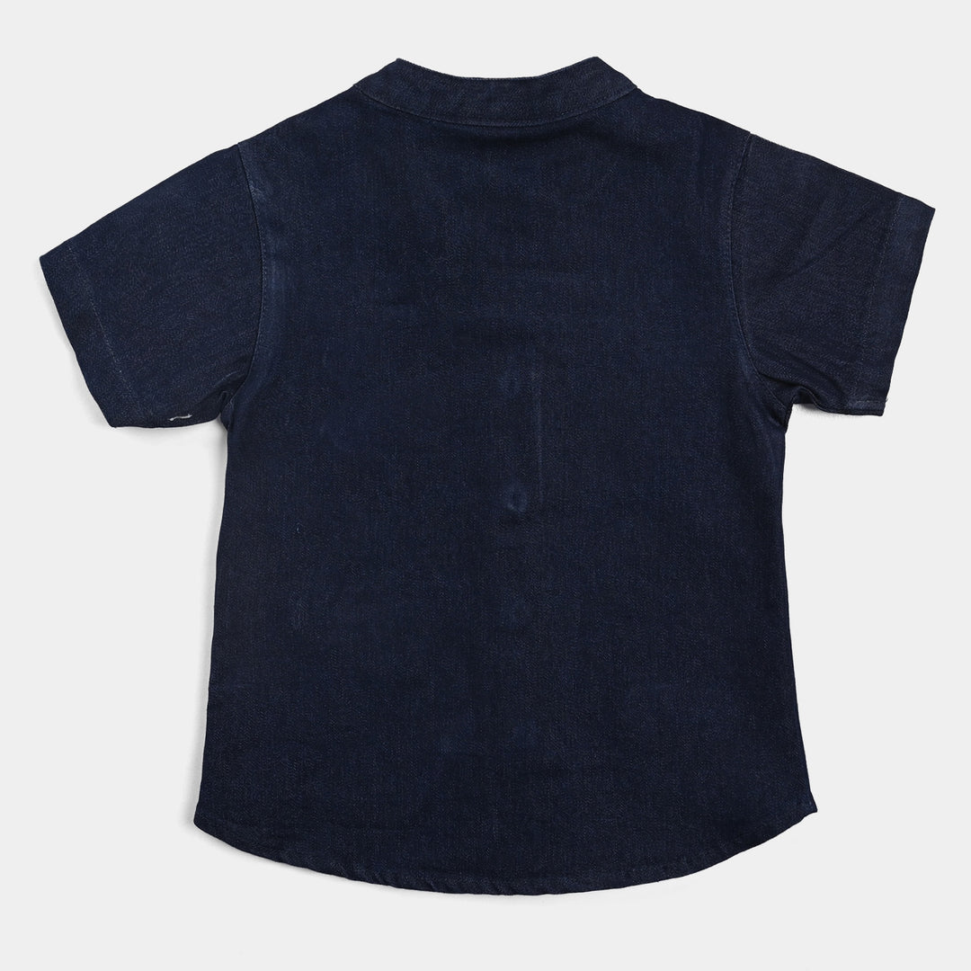 Infant Boys Cotton Interlock Suit -NAVY