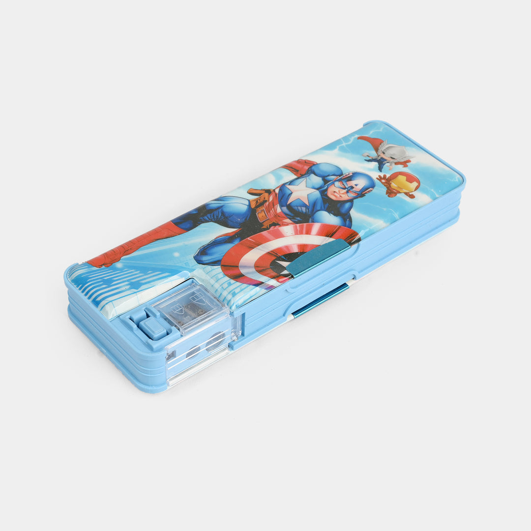 Double Sided Multi-functional Magnetic Pencil Box