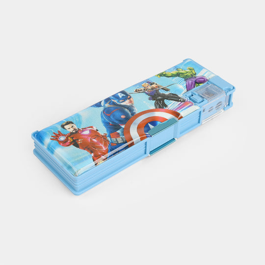 Double Sided Multi-functional Magnetic Pencil Box
