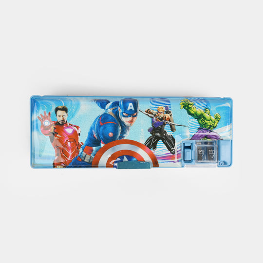 Double Sided Multi-functional Magnetic Pencil Box