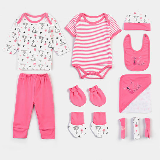 Baby Infant Starter Set 11 Pcs Duck-Pink