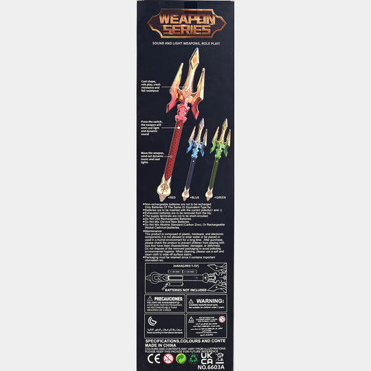Toy Weapon | Pretend Play Prop with Sound & Light Effects