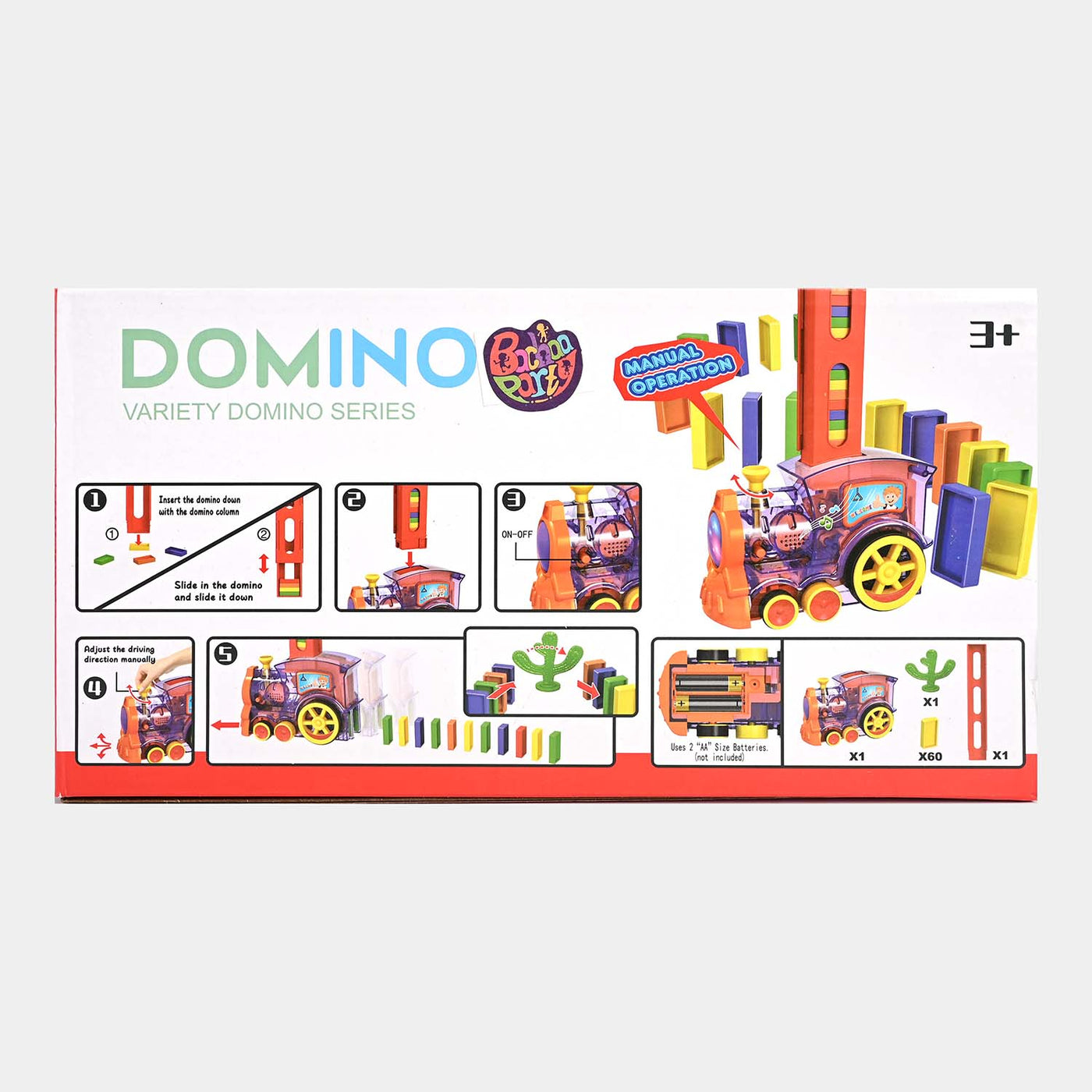 Domino Train With Light & Music Toy For Kids