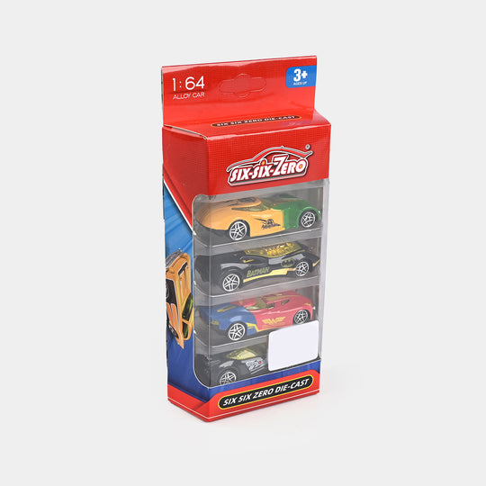 ALLOY METAL SUPER CARS PLAY SET FOR KIDS | 4PCS